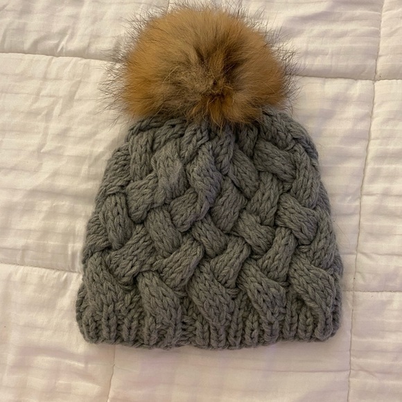 Raccoon Fur beanie